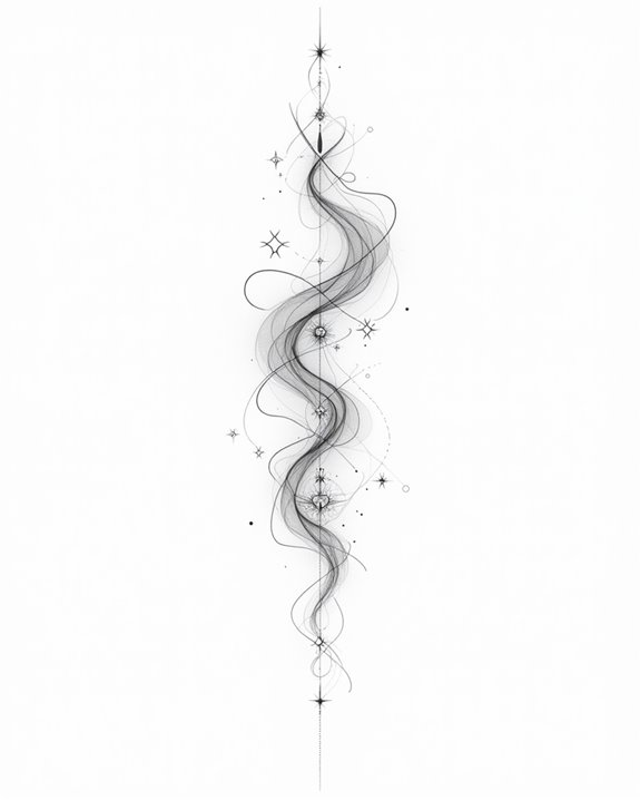 subtle starburst wrist tattoo