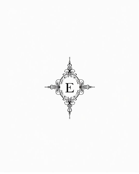 subtle waist initial elegance