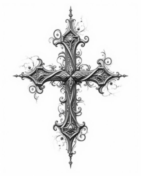 surreal fine line crosses
