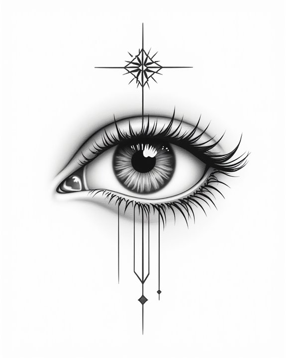 surreal minimalist eye symbolism