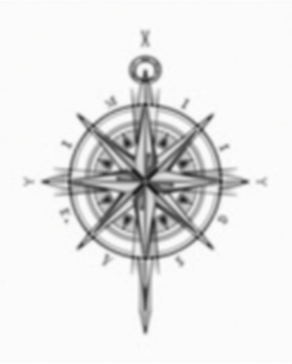 symmetrical compass design elegance