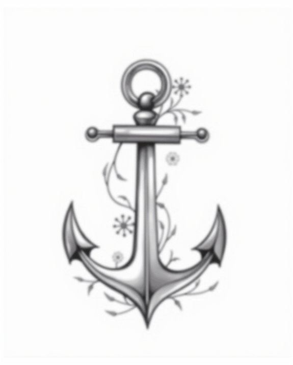 tiny anchor symbolizes resilience