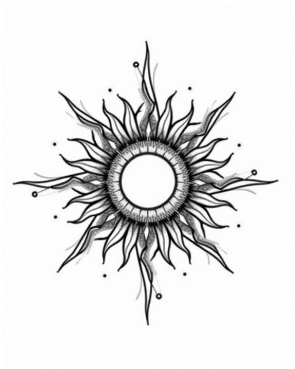 tiny sun tattoo meanings