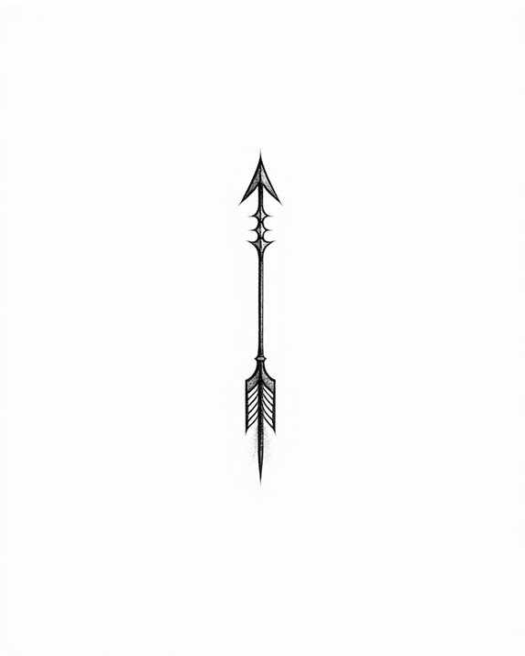 tribal arrows symbolize strength