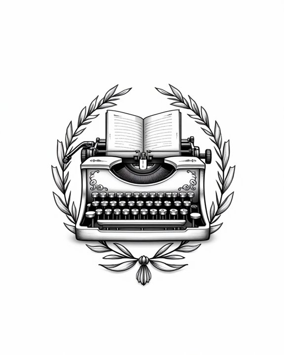typewriter and literature nostalgia