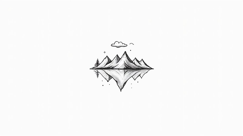 whimsical fine line tattoos
