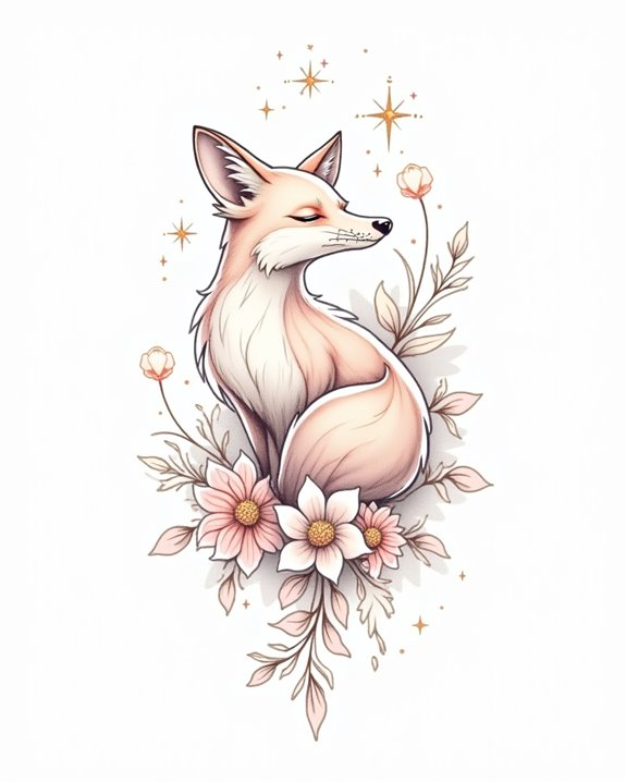 whimsical ghibli creature tattoos