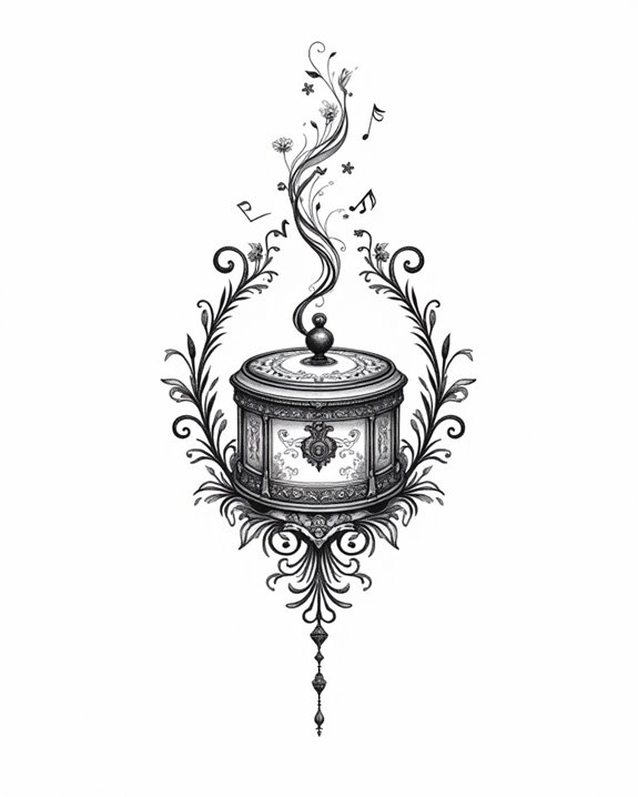whimsical nostalgic music box