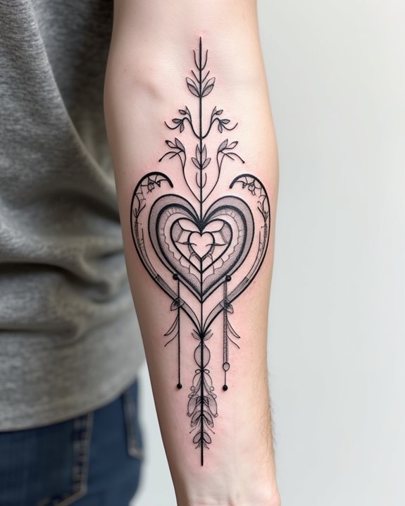 abstract familial relationship symbols