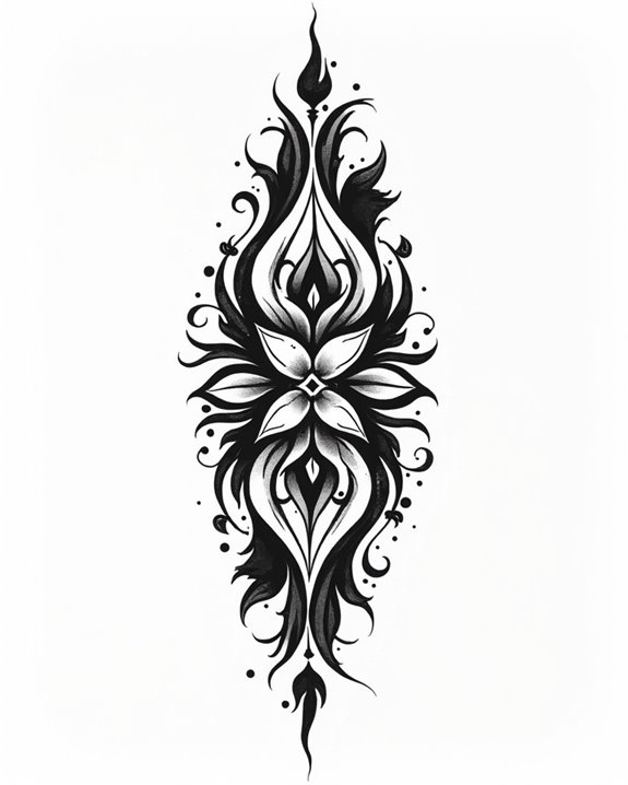 abstract ink blot artwork