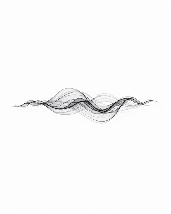 abstract wave birthdate symbolism