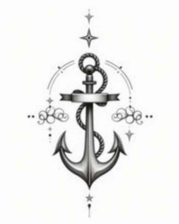 anchor symbolizes resilience and stability