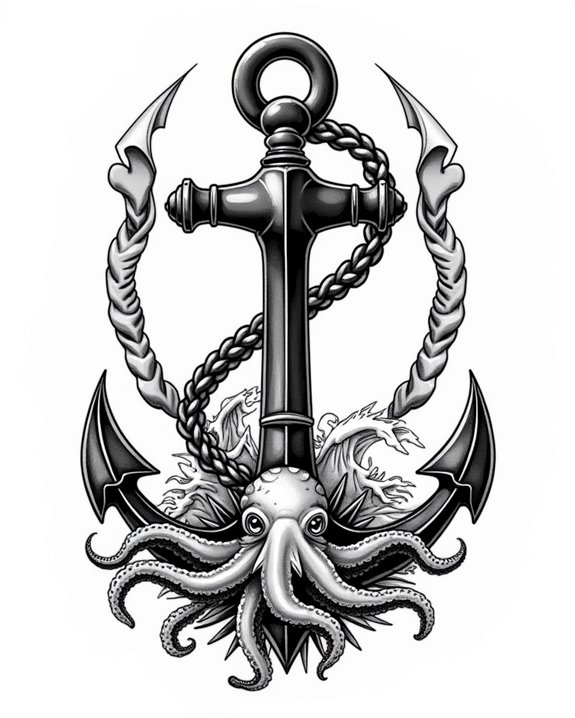 anchor waves sea creatures