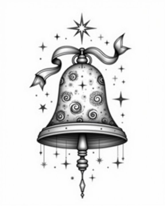 angel bell with halo