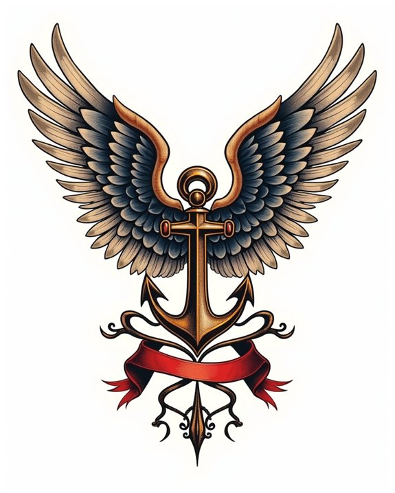 angel with anchor symbolism