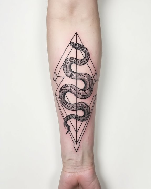 angular geometric snake design