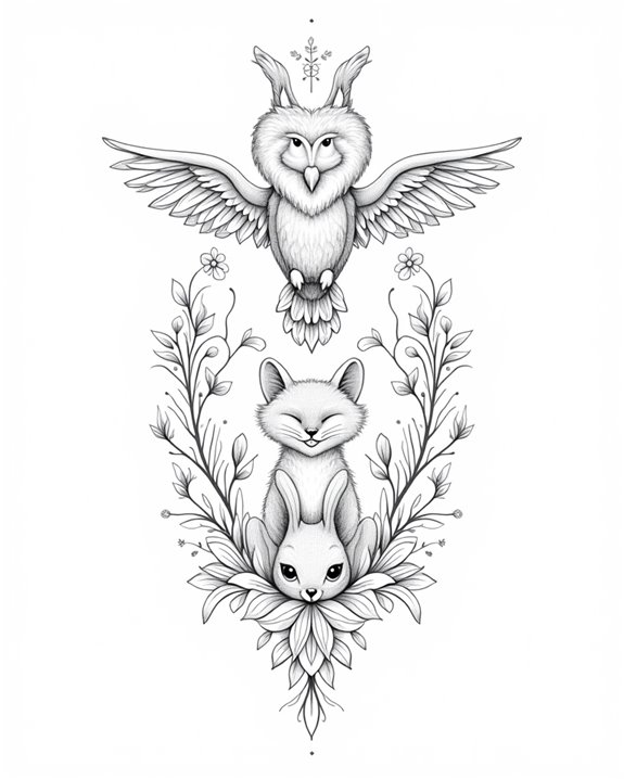 animal family symbolism tattoos
