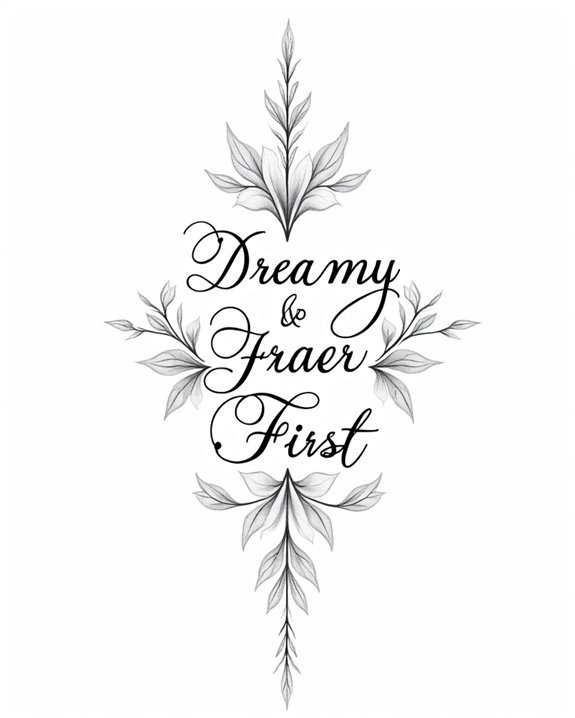 artistic lettering enhances expression