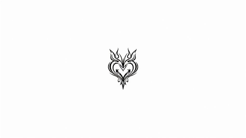 beautiful heart forearm tattoos