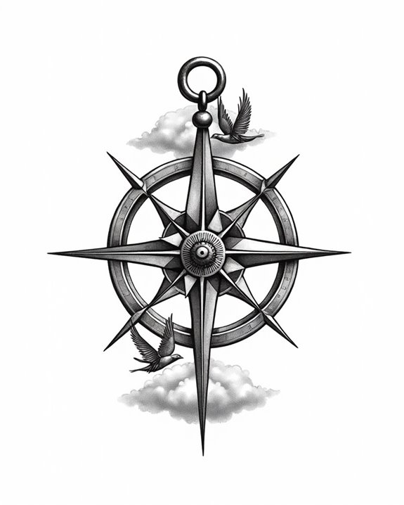 birds clouds navigation symbolism