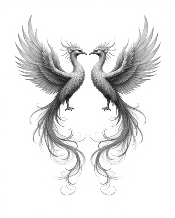 birds soaring together freely