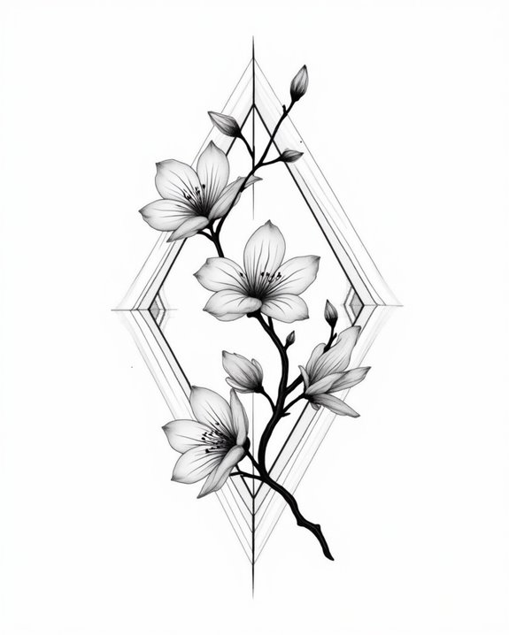 blossom frame art