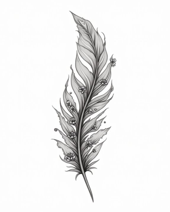 bohemian feather tattoo symbolism