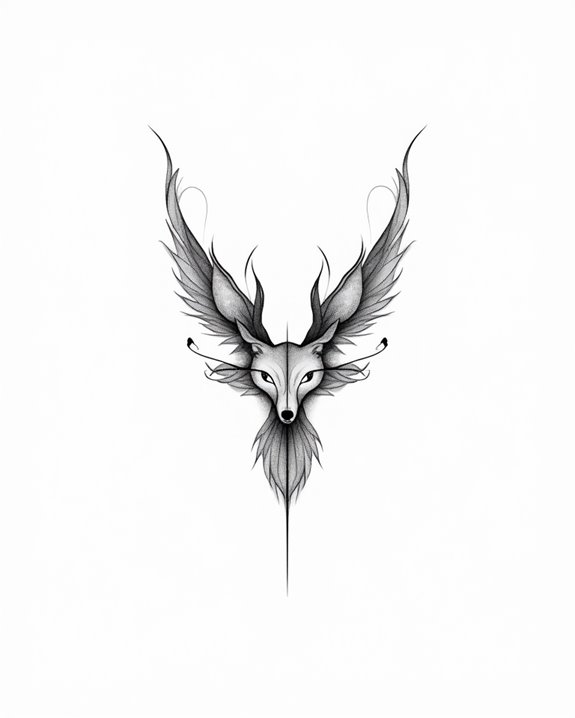 bold asymmetrical animal outlines