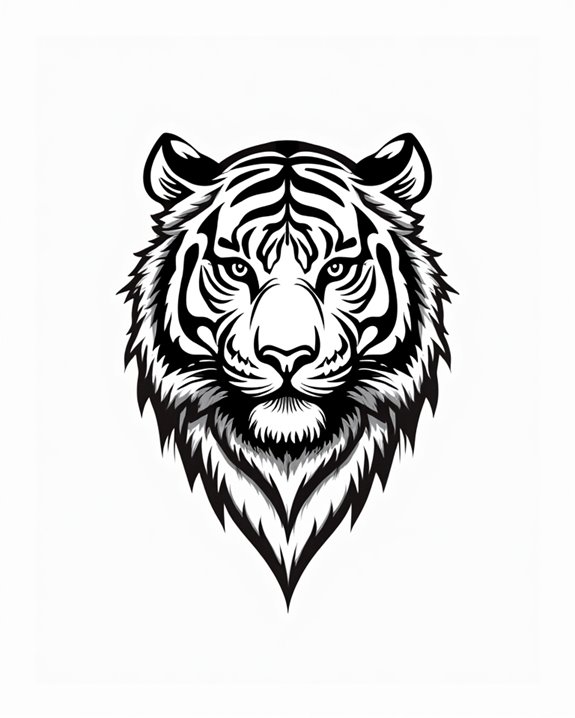 bold black outline design