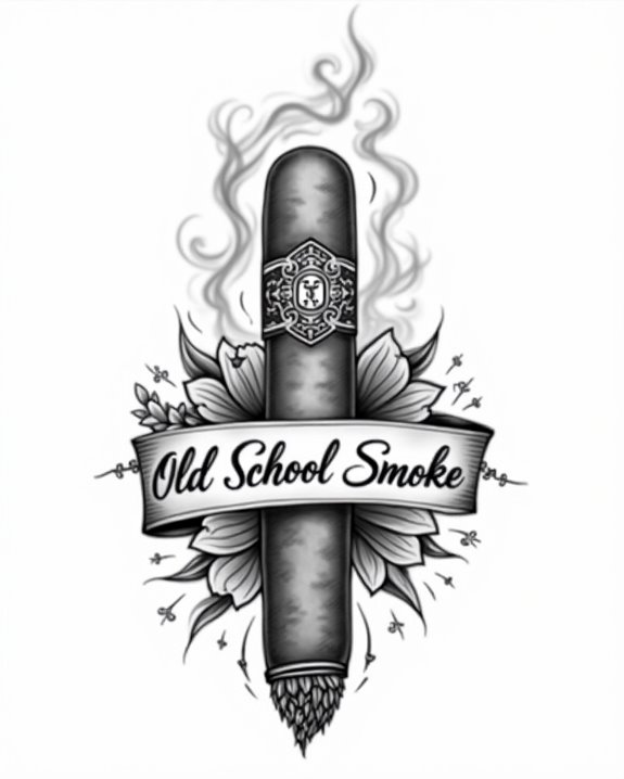 bold cigar with banner