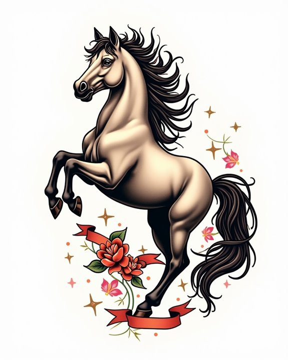 bold classic stallion design