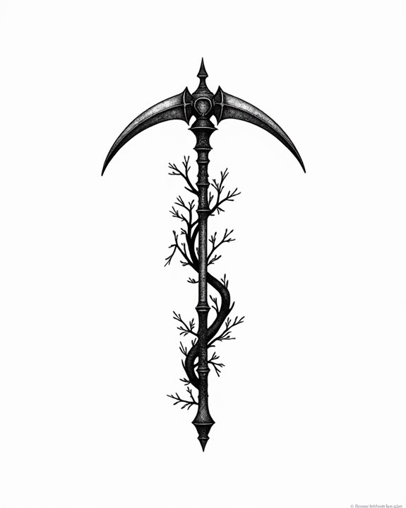 bold minimalist mortality representation