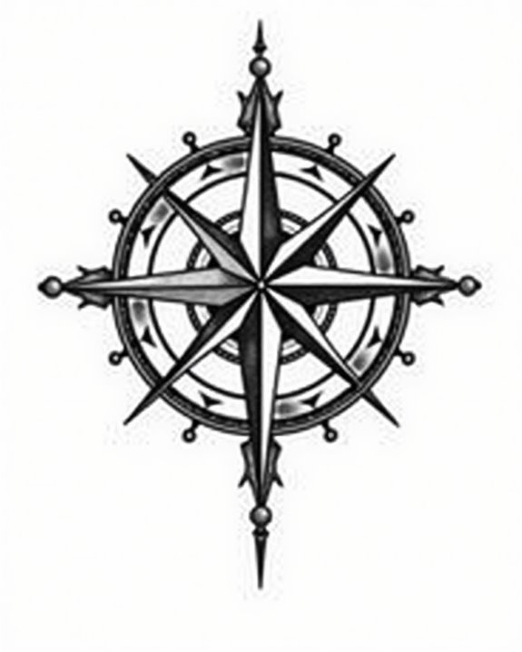bold nautical guiding symbol