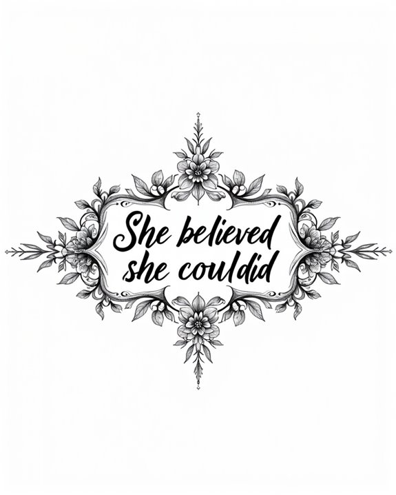 bold resilience inked display