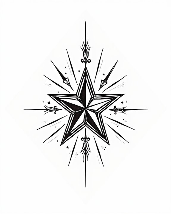 bold structured vintage stars