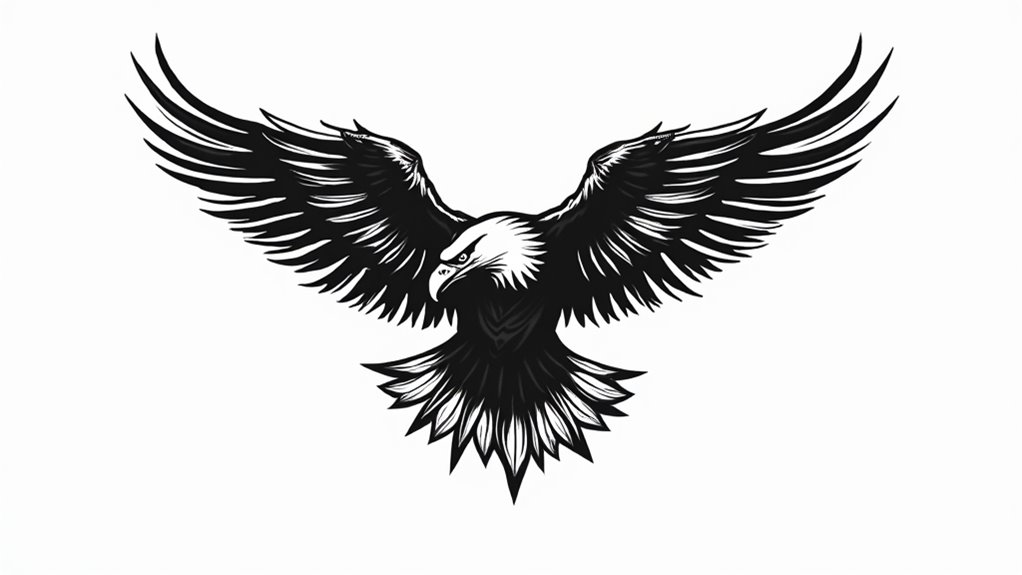 bold vintage bird ink