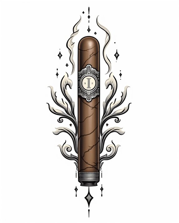 bold vintage cigar emblem