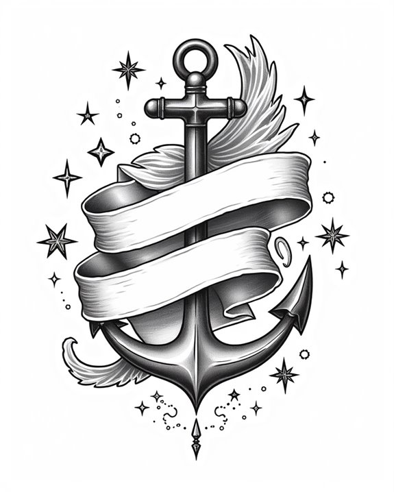 bold vintage maritime banner