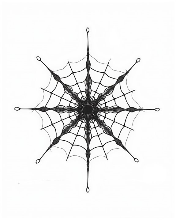 bold vintage web tattoos