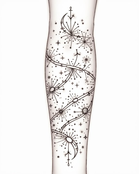 celestial artful constellation design