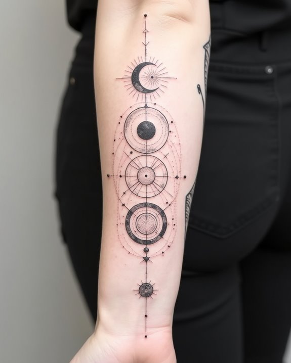 celestial cosmic tattoo artistry