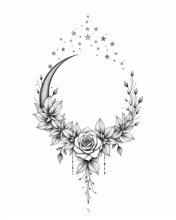 celestial feminine symbolism artwork