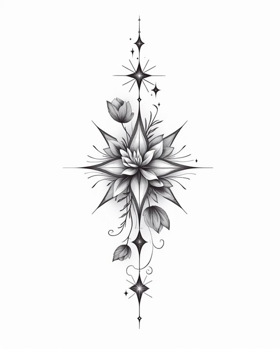 celestial floral harmony symbolism