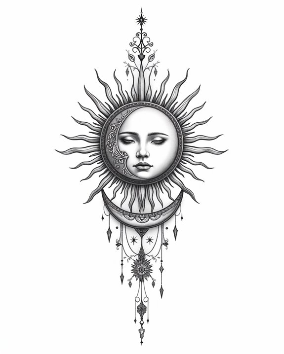 celestial harmony in ink