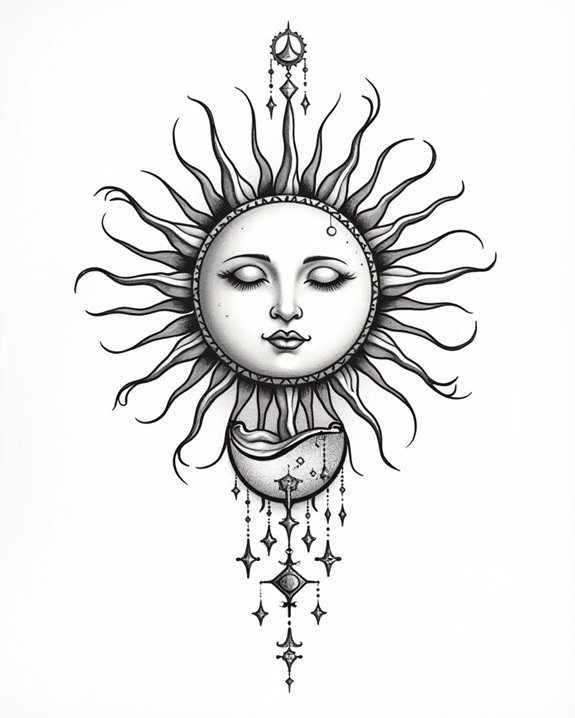 celestial minimalism with geometry