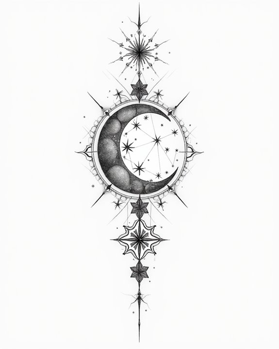 celestial moon phase fusion
