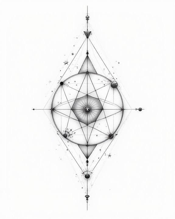 celestial navigation geometric art