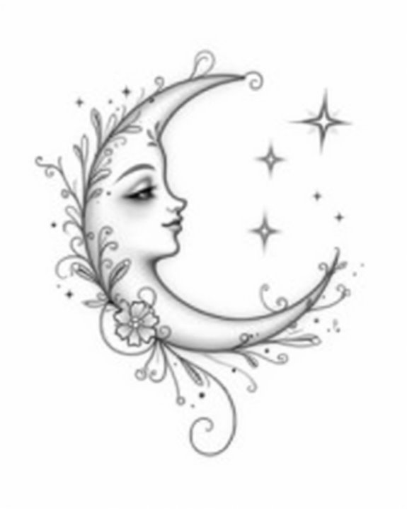 celestial night sky design