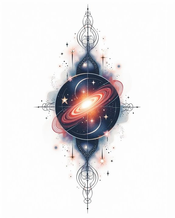 celestial planetary orbit art