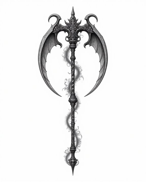 celestial reaper with wings